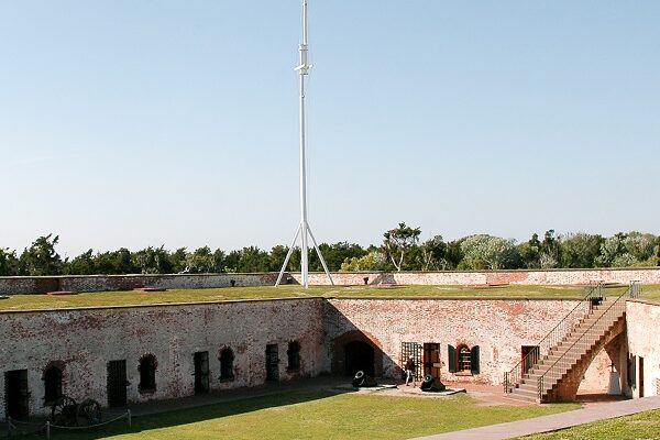 Fort Macon State Park Upper Tier Flag Fort Macon State Park Upper Tier Flag