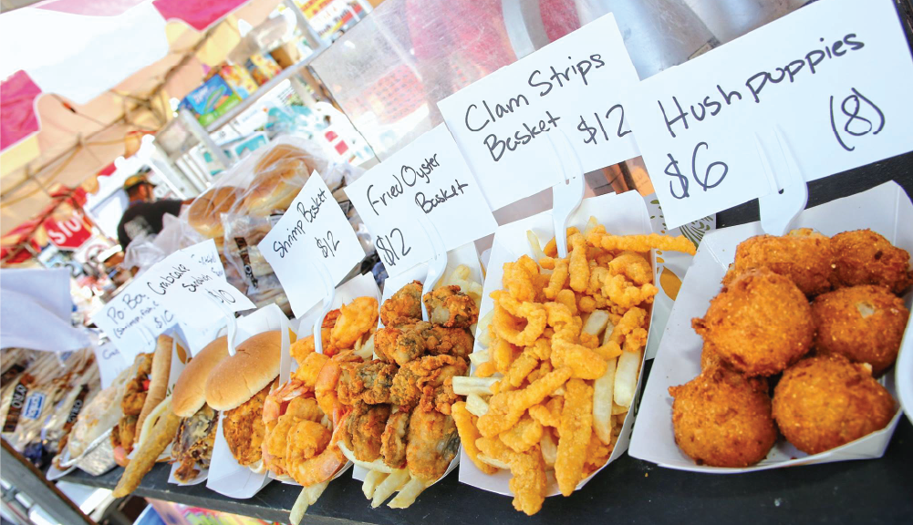 NC seafood festival food
